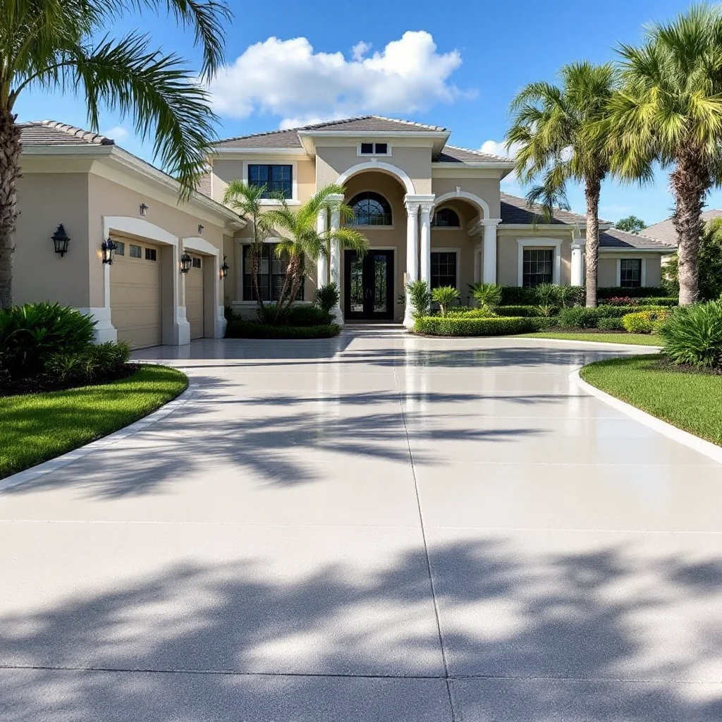 Concrete Driveway in the Tampa Bay area