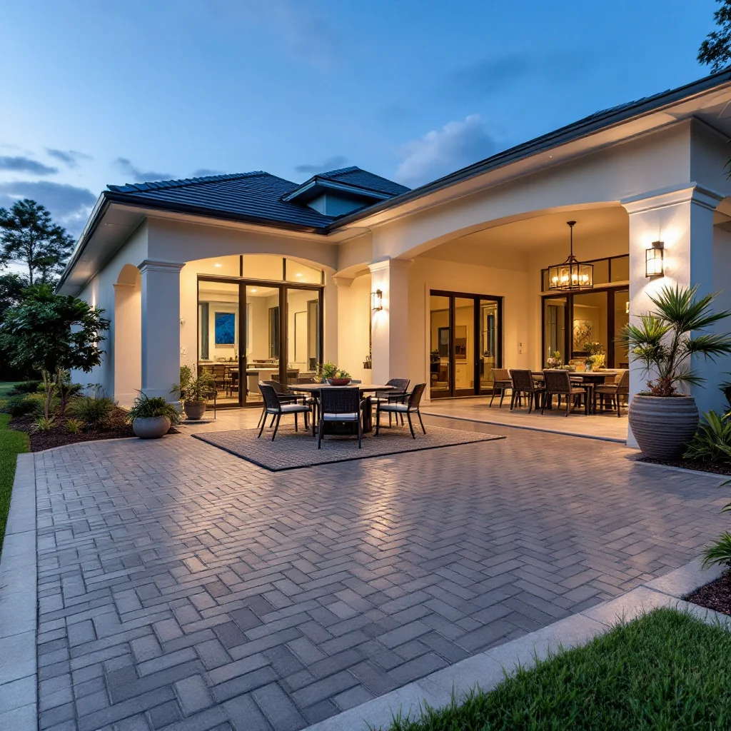 Stamped Patio in the Tampa Bay area
